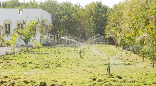 Повторное использование обработанной воды в садах